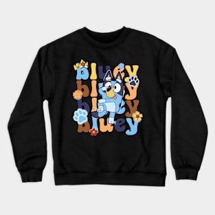 bluey funny Crewneck Sweatshirt